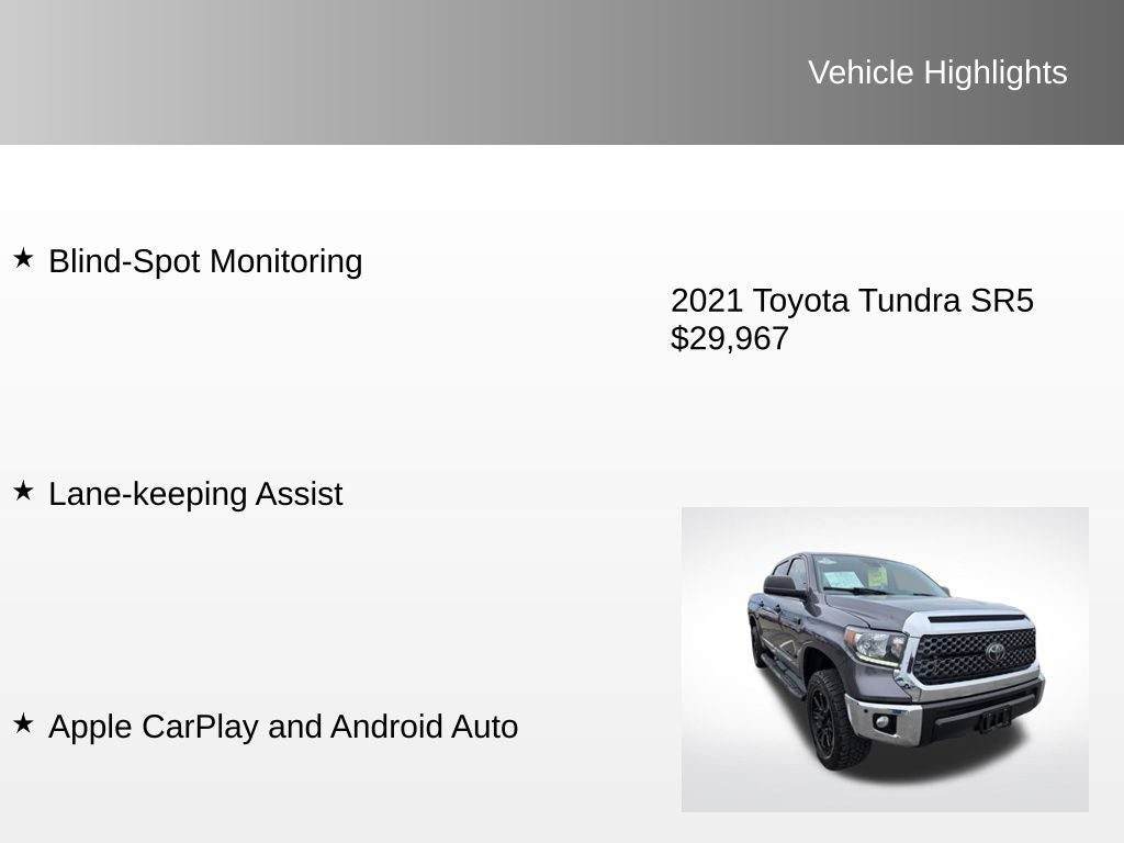 2021 Toyota Tundra SR5