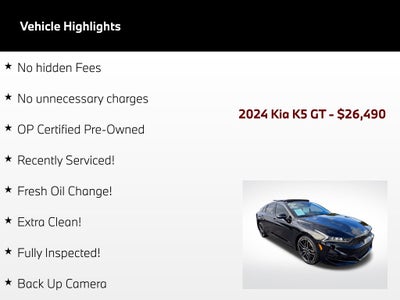 2024 Kia K5 GT