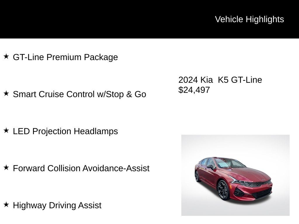 2024 Kia K5 GT-Line