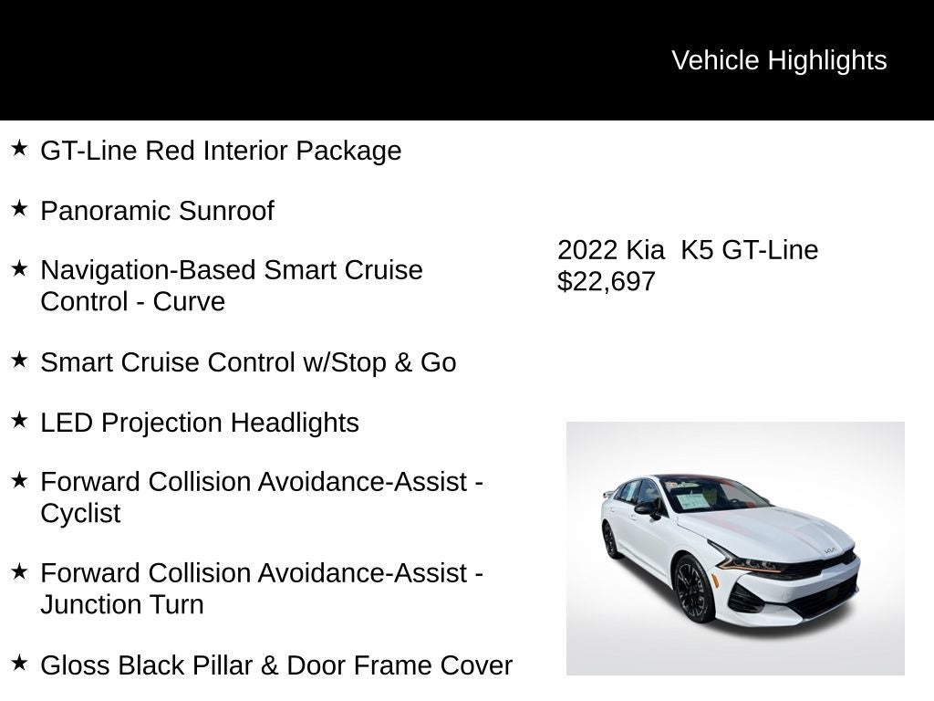 2022 Kia K5 GT-Line