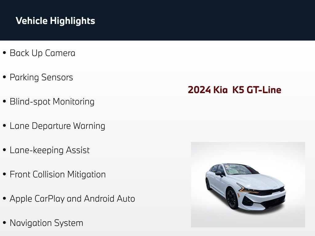 2024 Kia K5 GT-Line
