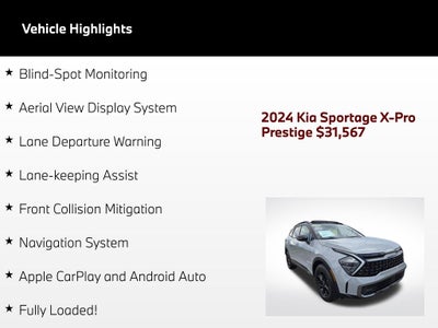 2024 Kia Sportage X-Pro Prestige