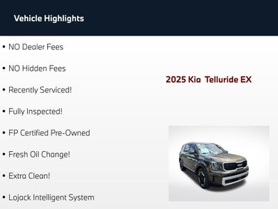 2025 Kia Telluride EX