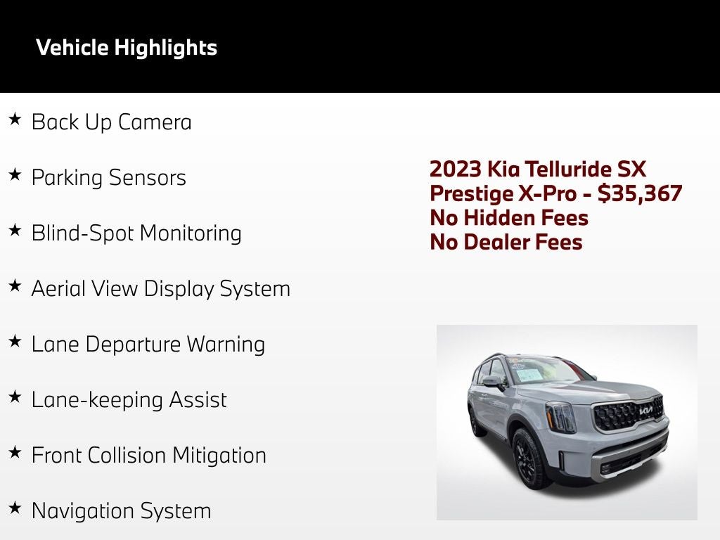 2023 Kia Telluride SX-Prestige X-Pro