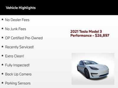 2021 Tesla Model 3 Performance