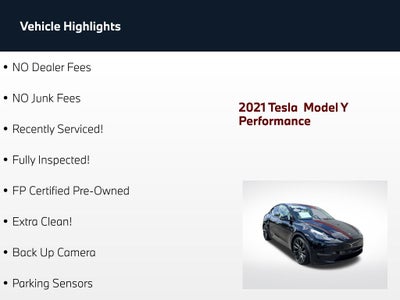 2021 Tesla Model Y Performance