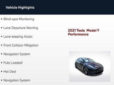 2021 Tesla Model Y Performance