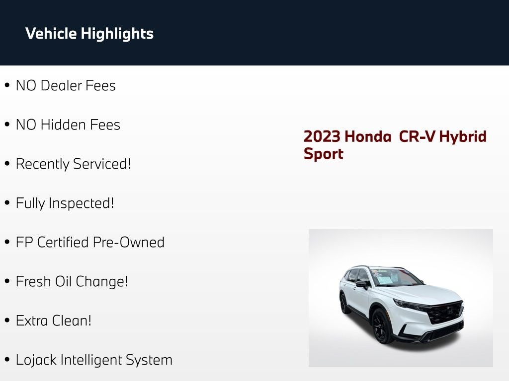 2023 Honda CR-V Hybrid Sport