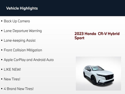 2023 Honda CR-V Hybrid Sport