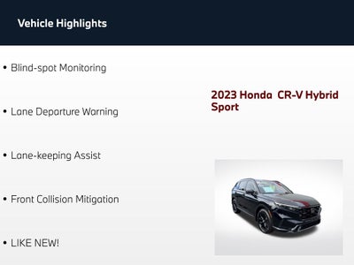 2023 Honda CR-V Hybrid Sport
