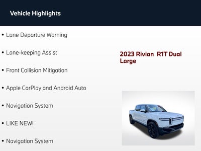 2023 Rivian R1T Adventure