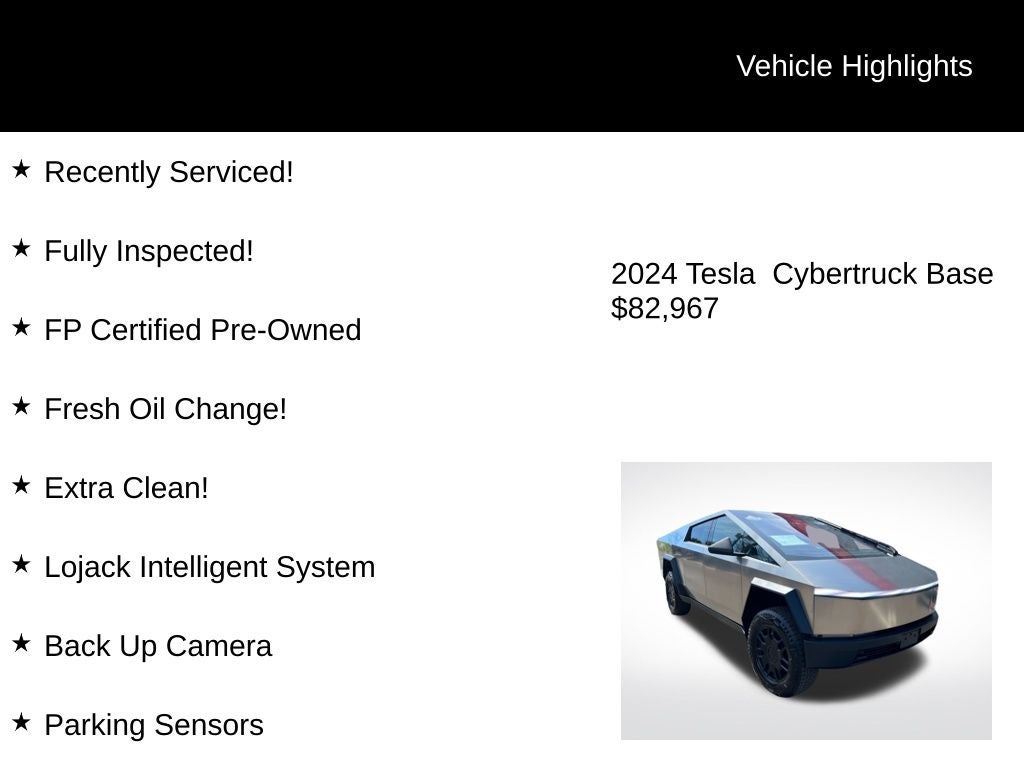 2024 Tesla Cybertruck Base