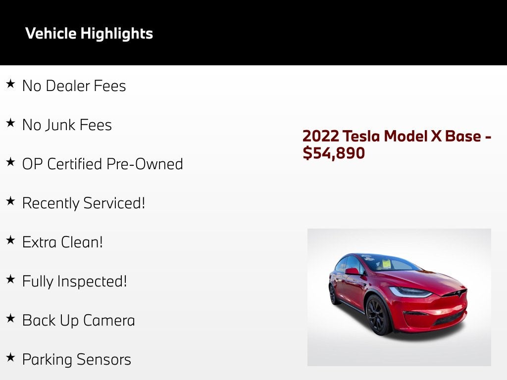 2022 Tesla Model X Base