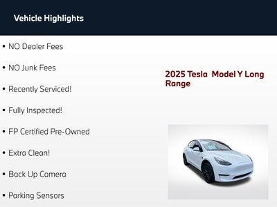 2025 Tesla Model Y Long Range