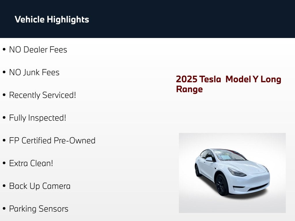 2025 Tesla Model Y Long Range