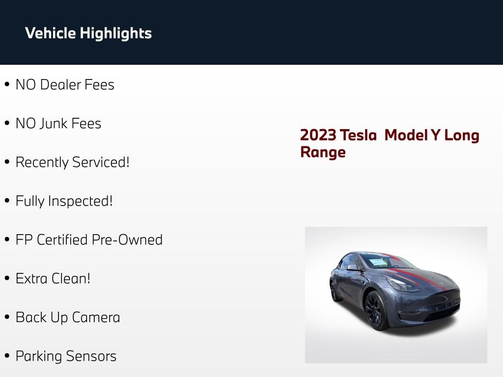 2023 Tesla Model Y Long Range