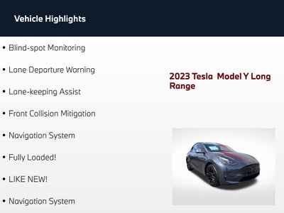 2023 Tesla Model Y Long Range