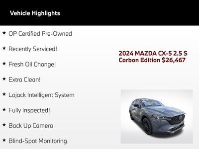 2024 Mazda Mazda CX-5 2.5 S Carbon Edition