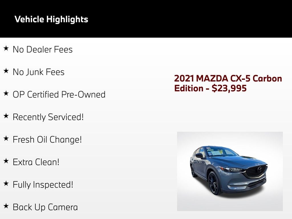 2021 Mazda Mazda CX-5 Carbon Edition