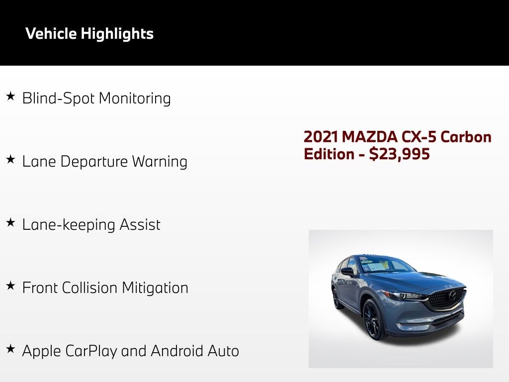 2021 Mazda Mazda CX-5 Carbon Edition