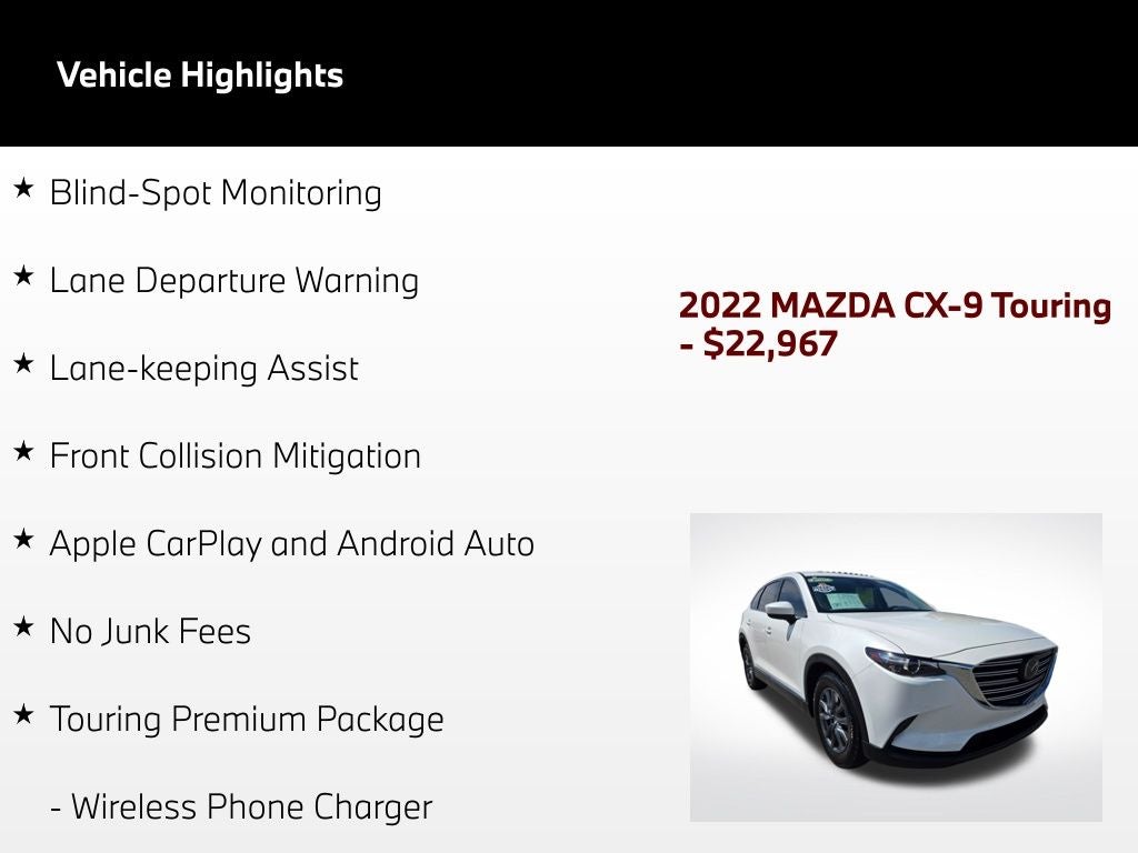 2022 Mazda Mazda CX-9 Touring