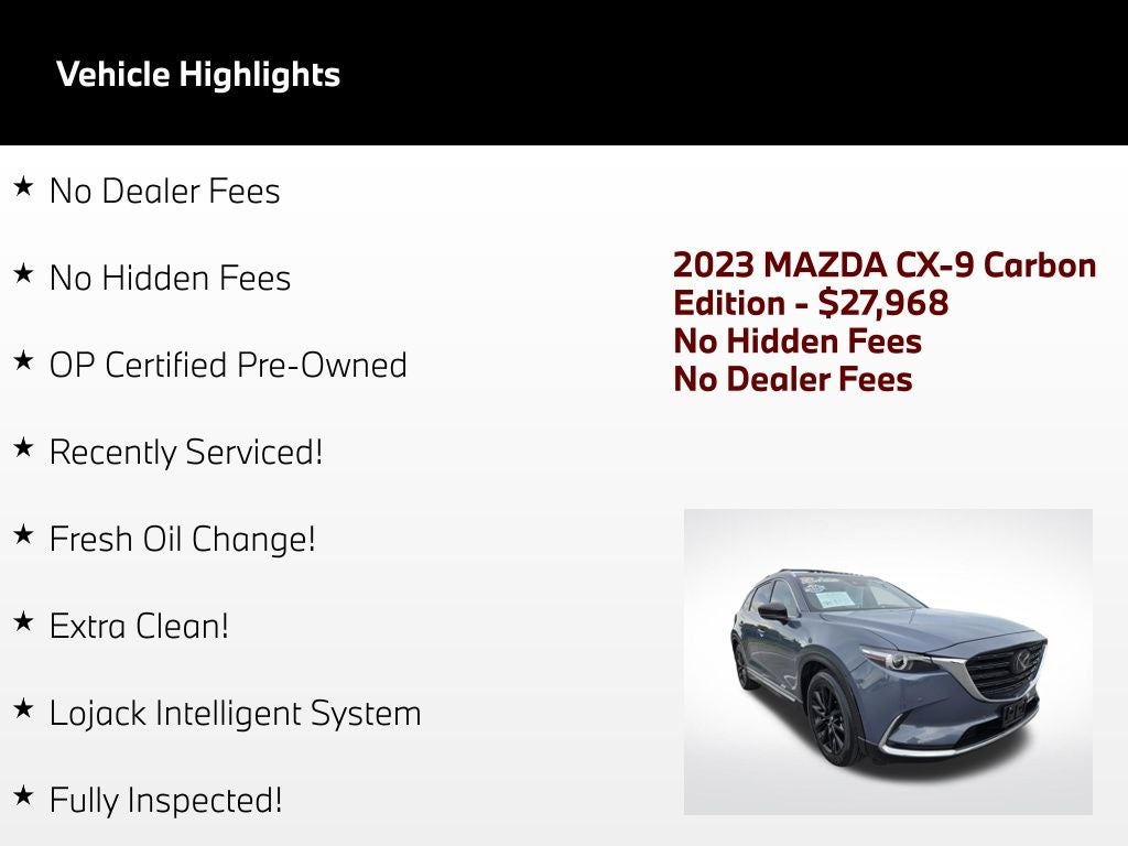 2023 Mazda Mazda CX-9 Carbon Edition