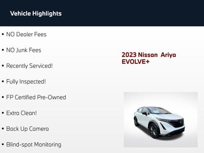 2023 Nissan Ariya EVOLVE+