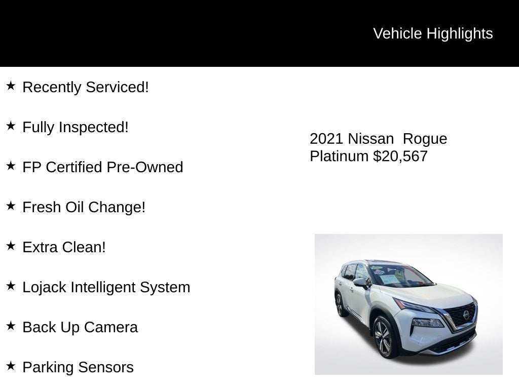 2021 Nissan Rogue Platinum