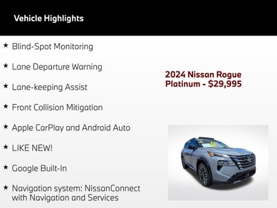 2024 Nissan Rogue Platinum