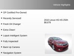 2010 Lexus HS 250h
