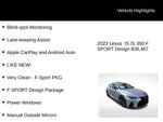 2023 Lexus IS 350 F SPORT Design