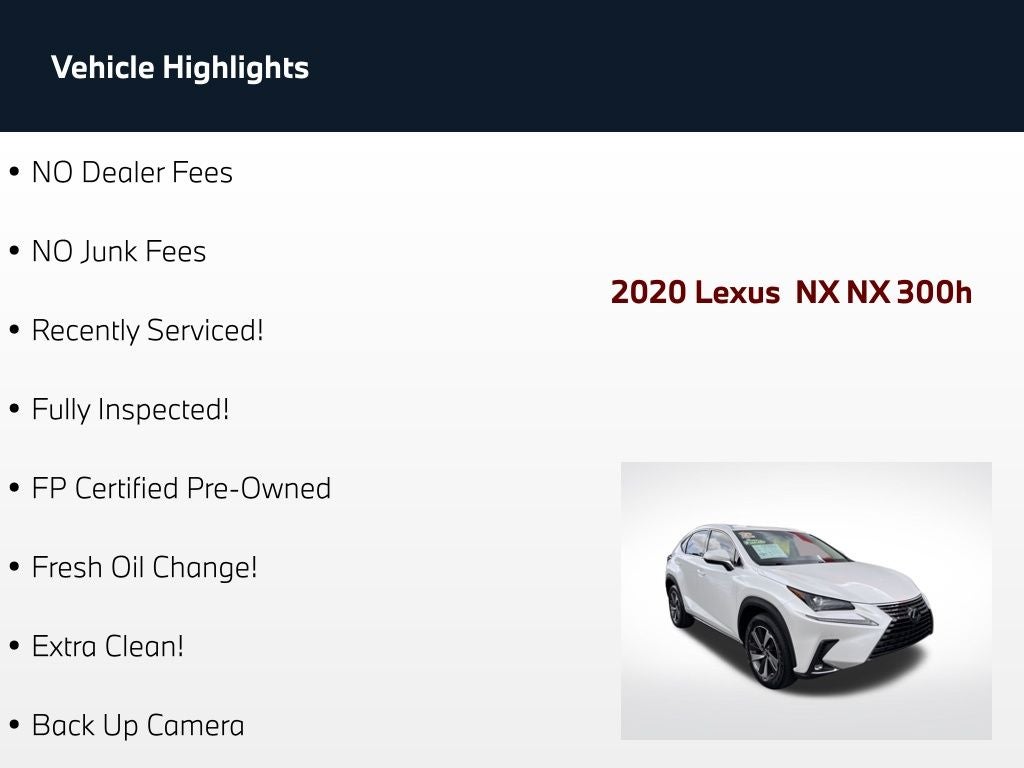 2020 Lexus NX 300h