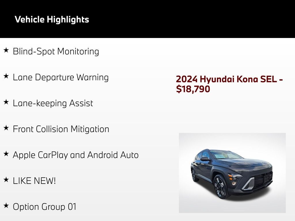 2024 Hyundai Kona SEL