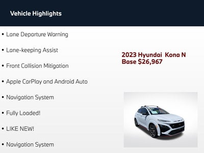 2023 Hyundai Kona N Base