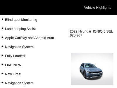 2022 Hyundai IONIQ 5 SEL