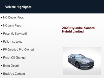 2023 Hyundai Sonata Hybrid Limited