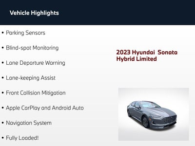 2023 Hyundai Sonata Hybrid Limited