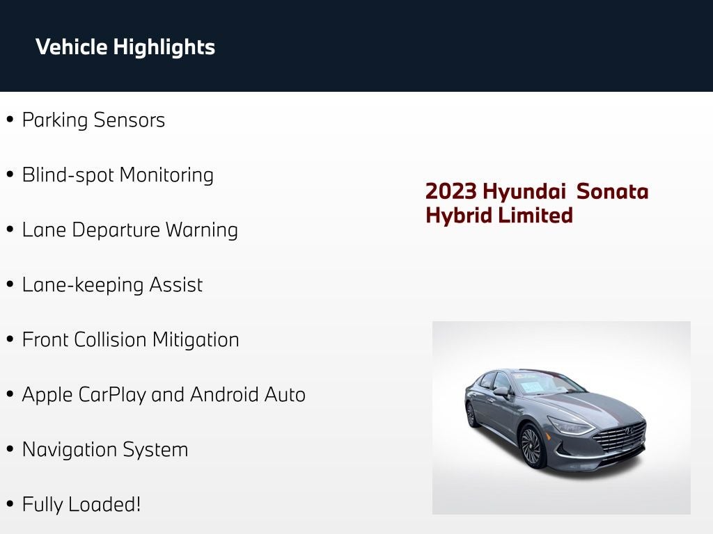 2023 Hyundai Sonata Hybrid Limited