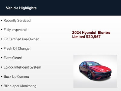 2024 Hyundai Elantra Limited