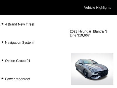 2023 Hyundai Elantra N Line