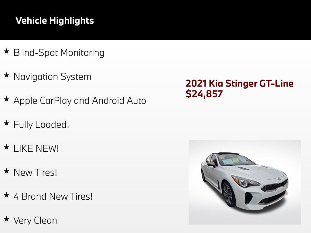 2021 Kia Stinger GT-Line