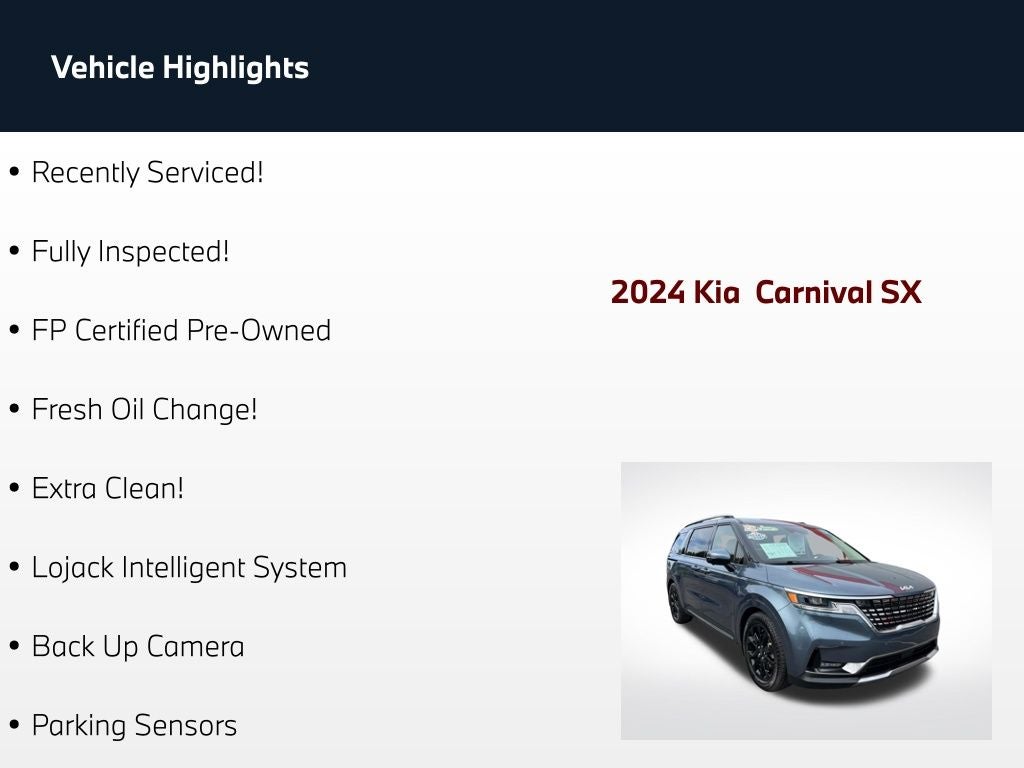 2024 Kia Carnival SX