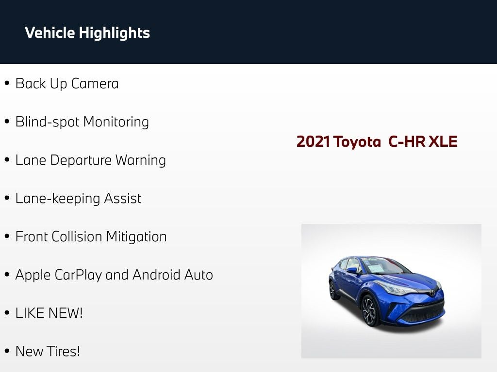 2021 Toyota C-HR XLE