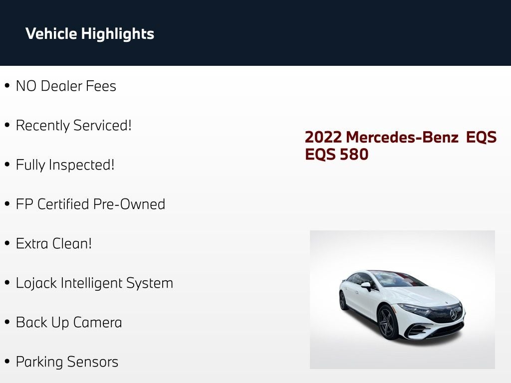 2022 Mercedes-Benz EQS 580 4MATIC®