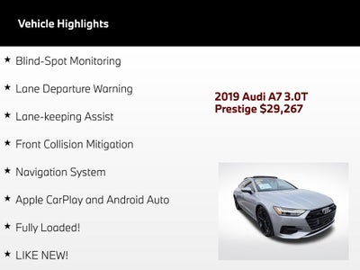 2019 Audi A7 3.0T Prestige quattro