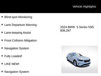 2024 BMW 5 Series 530i