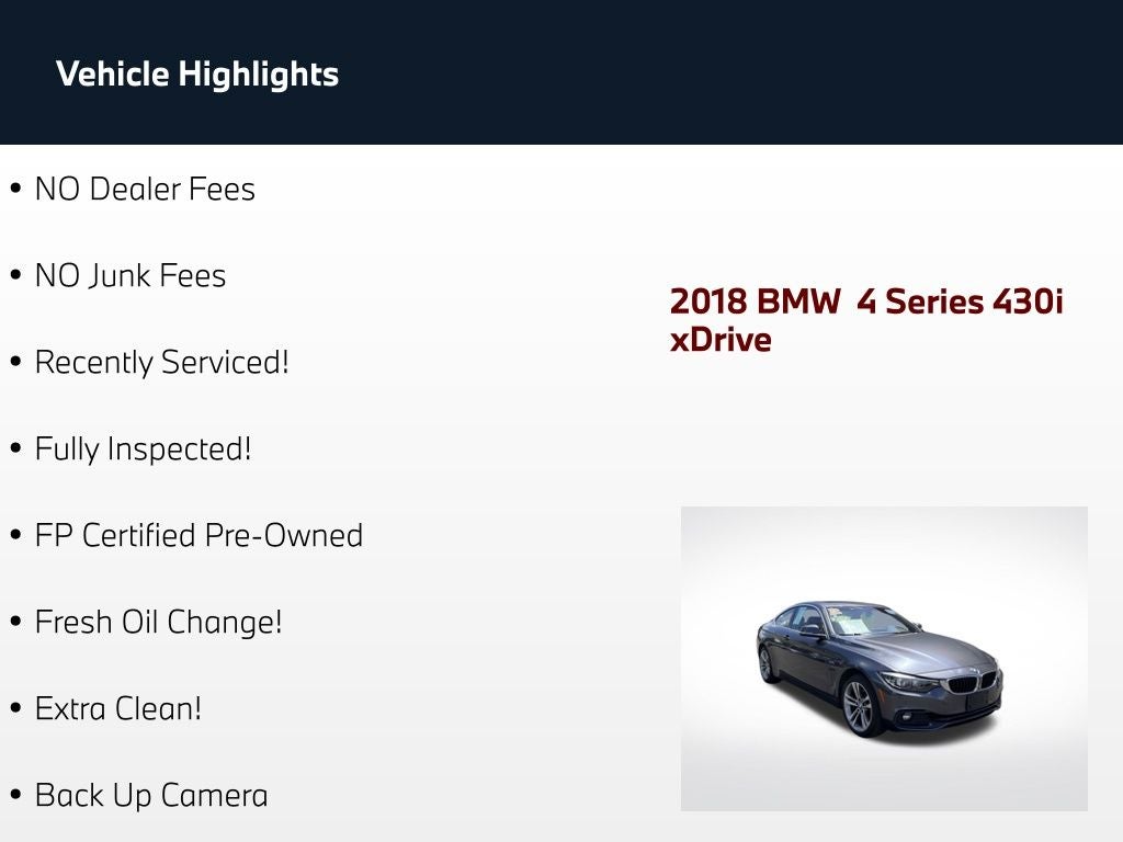 2018 BMW 4 Series 430i xDrive