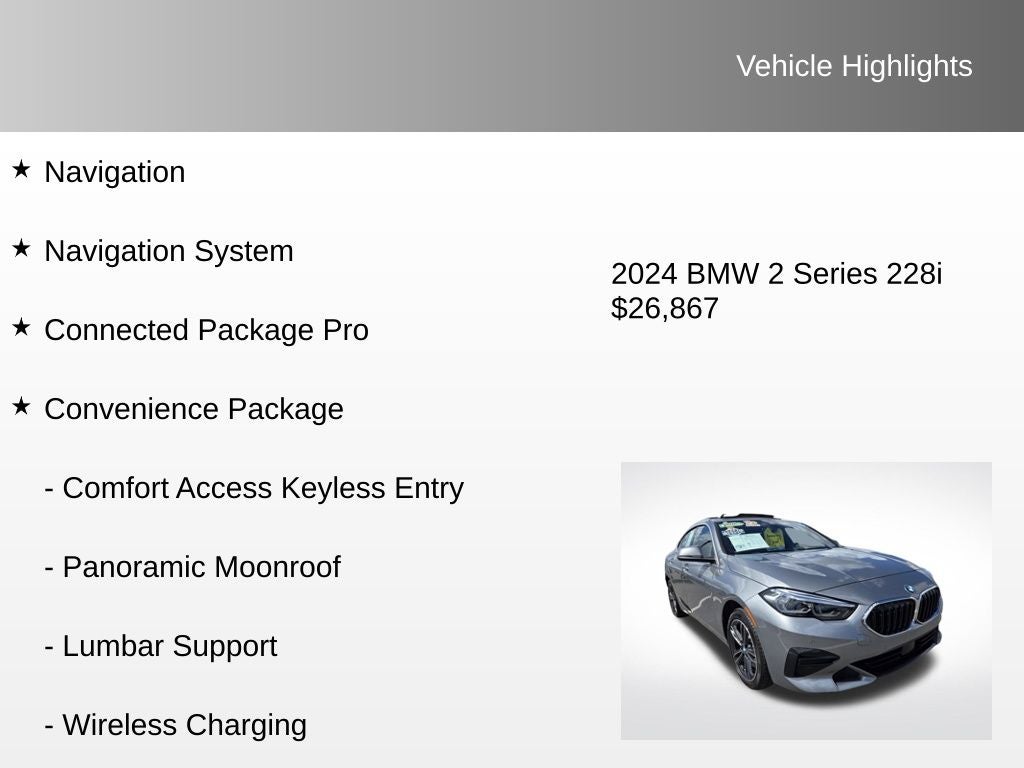 2024 BMW 2 Series 228i