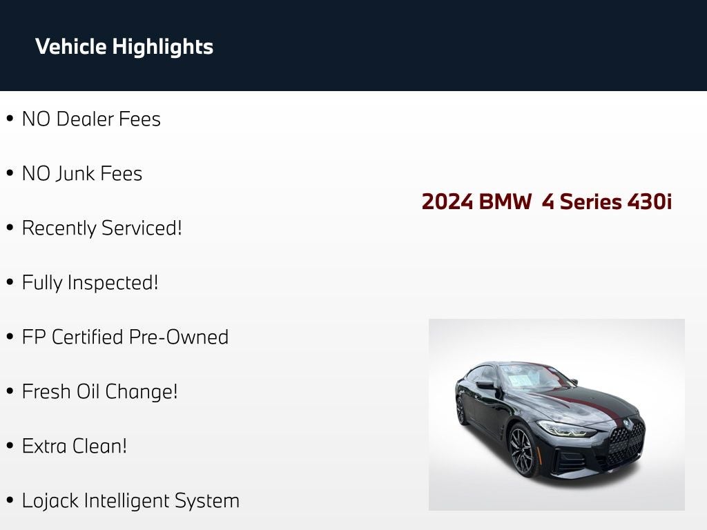 2024 BMW 4 Series 430i Gran Coupe