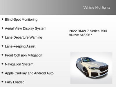 2022 BMW 7 Series 750i xDrive